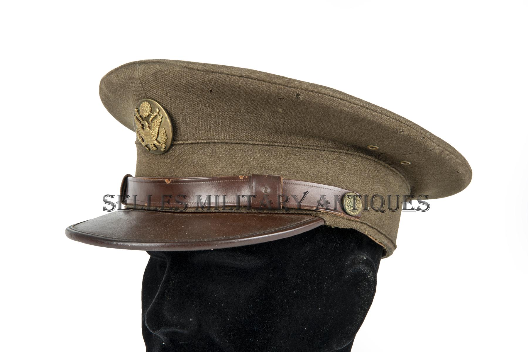 Casquette De Sortie Troupe Sous Officier Us Selles Military Antiques